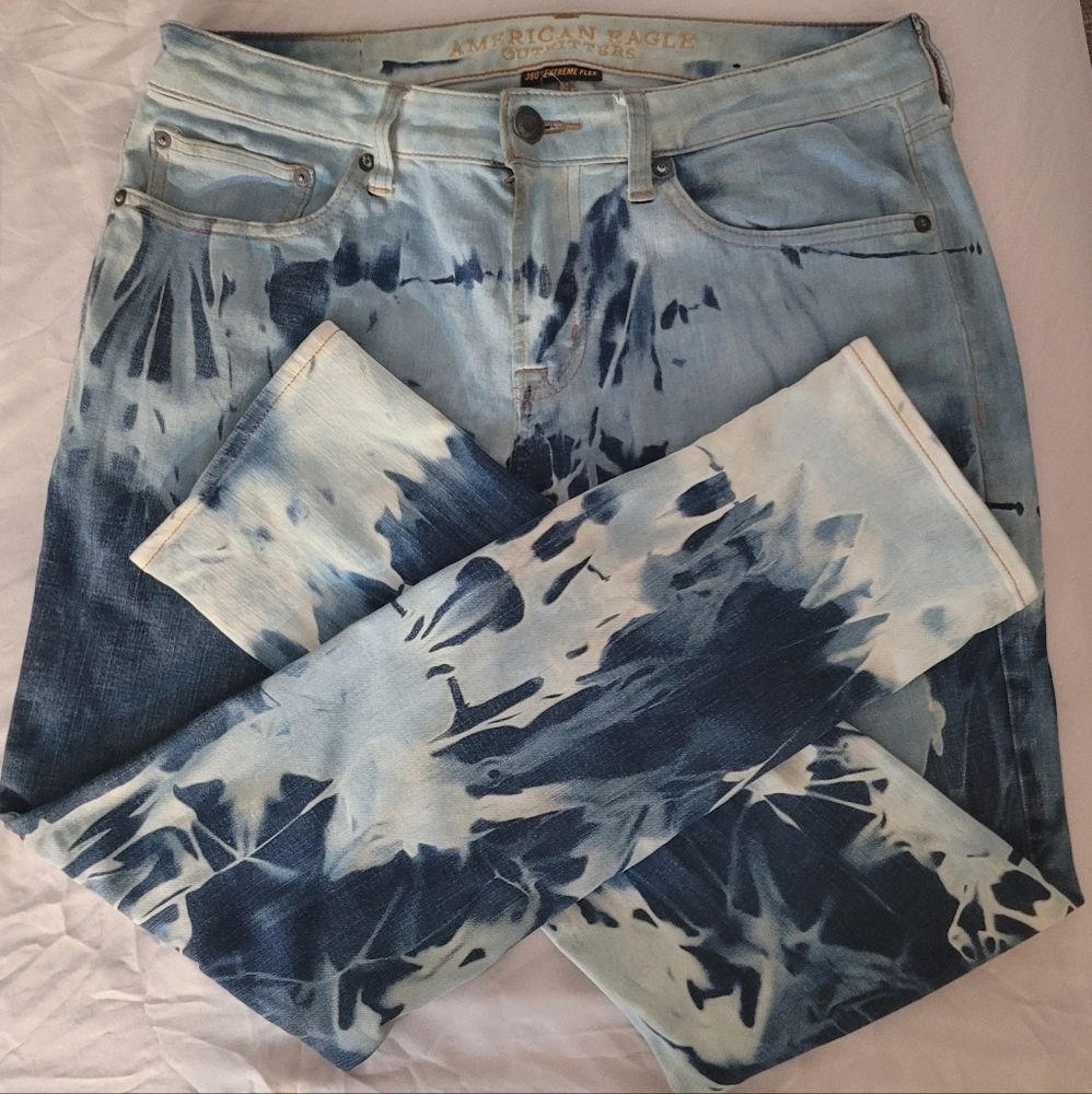 American Eagle Outfitters Men's Tie Dye Jeans